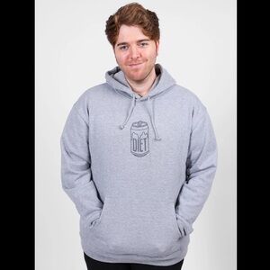 Shane Dawson Diet Soda Conspiracy Merchandise Gray Hoodie Sweatshirt Size 3XL